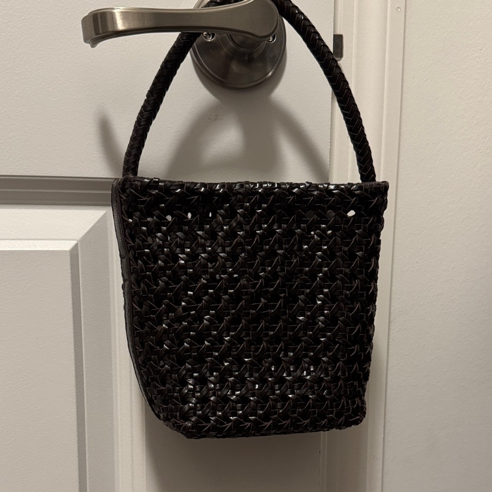 Woven bag from Madewell